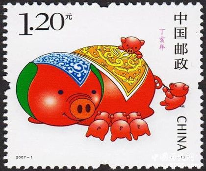 中国邮政发行的猪年邮票是什么样子中国邮政发展历史介绍